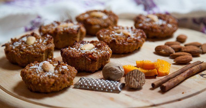 Muffin alla zucca speziati