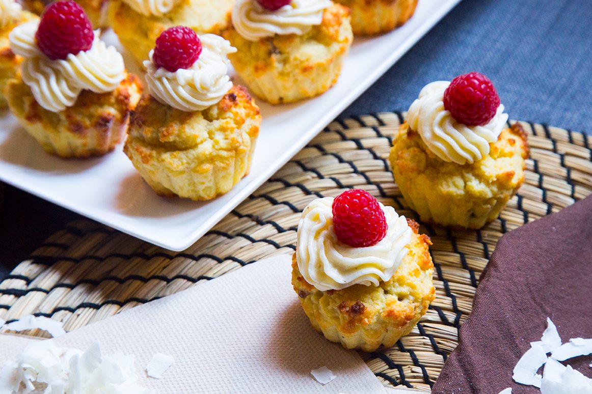 Muffin mela e limone con mousse al limone