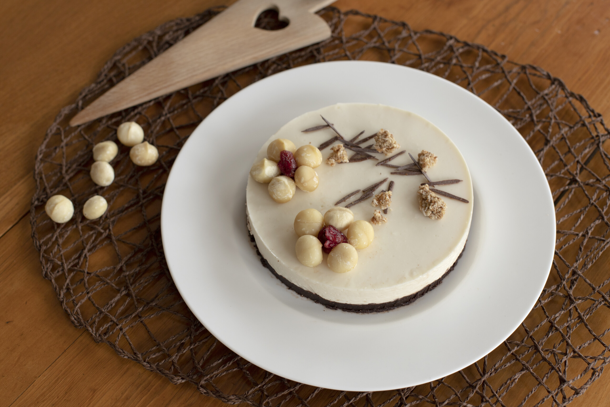 Cheesecake bianca e nera